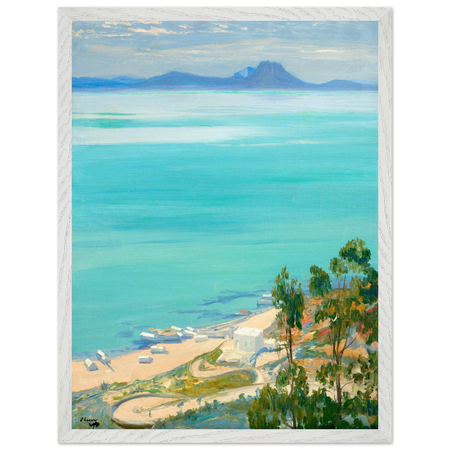 The Bay of Tunis, Morning (1919) – Sir John Lavery Art Print – view 44 | Buy Irish Art