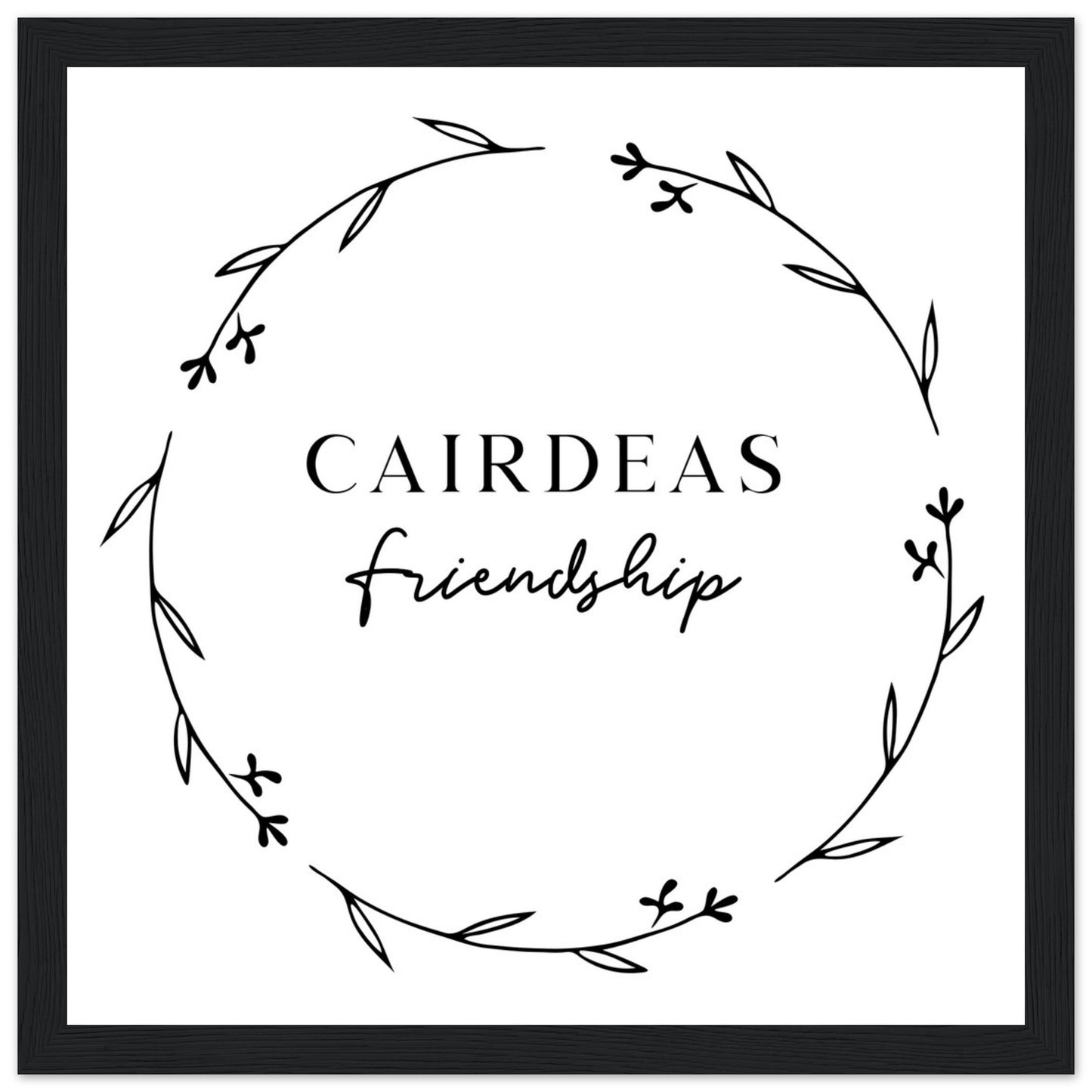 Cairdeas Friendship Irish Prints, Irish Language Gifts, Wall Art, Gaelic Home Decor, Ireland Art, Poster, Print, Seanfhocal Proverbs Friends