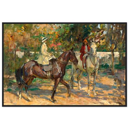 The Morning Ride by Irish Artist Sir John Lavery Art Print – room setting display | Buy Irish Art