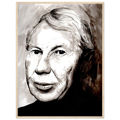 Louis le Brocquy Portrait Art Print by Ó Maoláin – view 6 | Buy Irish Art