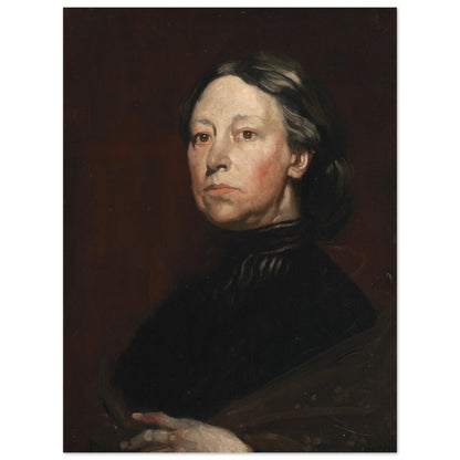 Augusta Lady Gregory by Irish Artist William Orpen Art Print – room setting display | Buy Irish Art