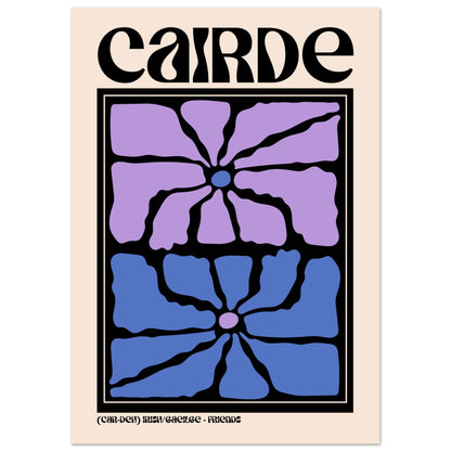 Cairde  - Friends Irish Art Print – Irish wall art print | Buy Irish Art