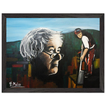 Seamus Heaney Irish Writer Framed Art Print – view 8 | Buy Irish Art