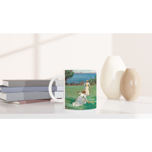 The Croquet Party Mug by Sir John Lavery – side view | Buy Irish Art