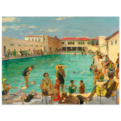 Winter in Florida by John Lavery Art Print – framed print close-up | Buy Irish Art