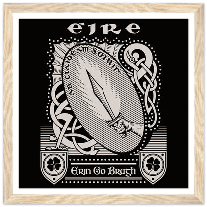 Erin Go Bragh – “Ireland Forever” Irish Heritage Framed Art Print – view 6 | Buy Irish Art