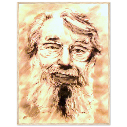 Ronnie Drew Framed Art Print The Dubliners by Irish Artist – room setting display | Buy Irish Art