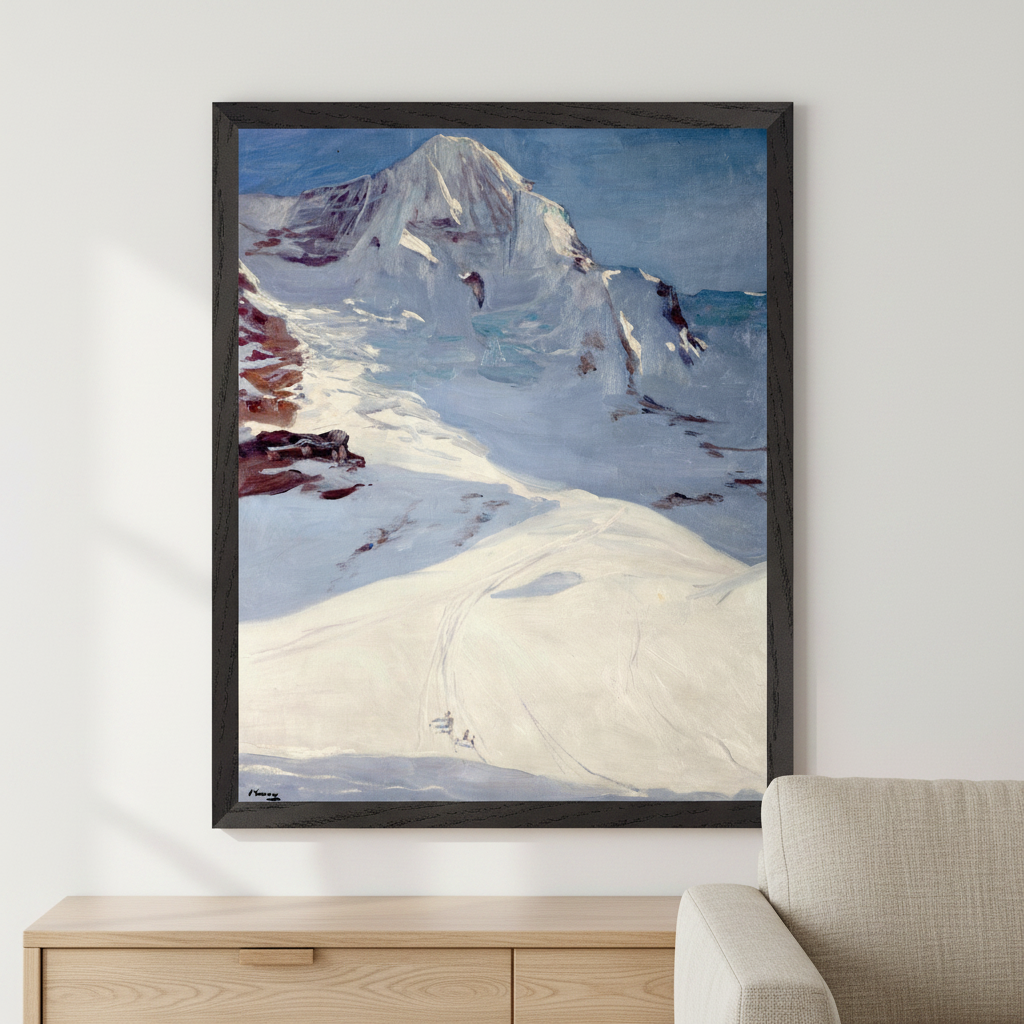 Sir John Lavery — Switzerland in Winter (The Monk), 1913 — Irish fine art print, Buy Irish Art