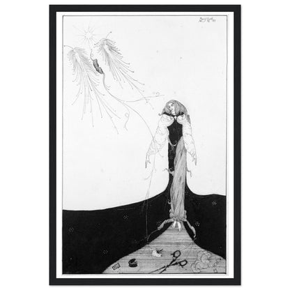 But Trust the Muse, She Saw it Upward Rise" by Harry Clarke Framed Print – Irish wall art print | Buy Irish Art