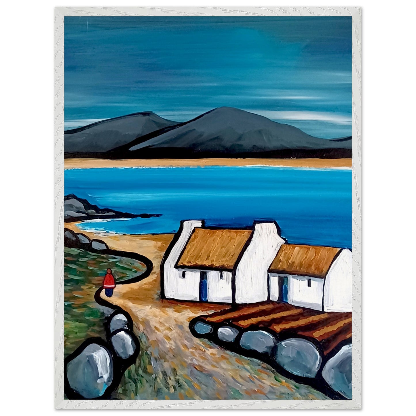Connemara Lakes Cottage – Irish Landscape Fine Art Print by Ó Maoláin – view 19 | Buy Irish Art