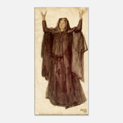Maude Gonne McBride Canvas Print (1866-1953) | By Irish Artist John Butler Yeats (1907) – Irish art canvas print | Buy Irish Art