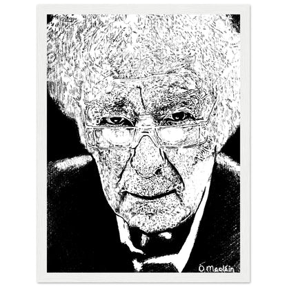 Seamus Heaney Framed Art Print by Irish Artist – Irish wall art print | Buy Irish Art