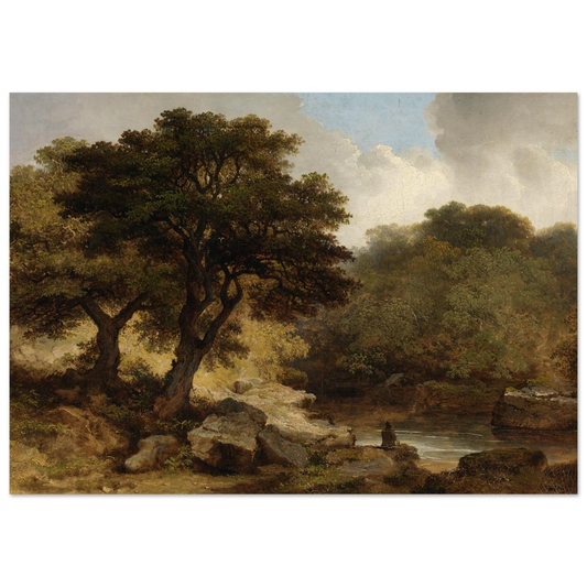 A View of the Glen of the Dargle by Irish Artist - James Arthur O'Connor – detail view | Buy Irish Art