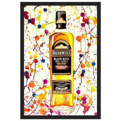 Bushmills Irish Whiskey Framed Art Print – detail view | Buy Irish Art