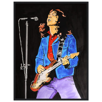 Rory Gallagher Framed Art Print – Irish Rock Legend Wall Art – view 13 | Buy Irish Art
