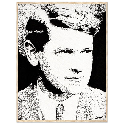 Michael Collins Art Print by Ó Maoláin – framed print close-up | Buy Irish Art