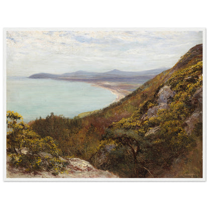Killiney Bay Print | Francis S. Walker | Irish Art – size comparison view | Buy Irish Art