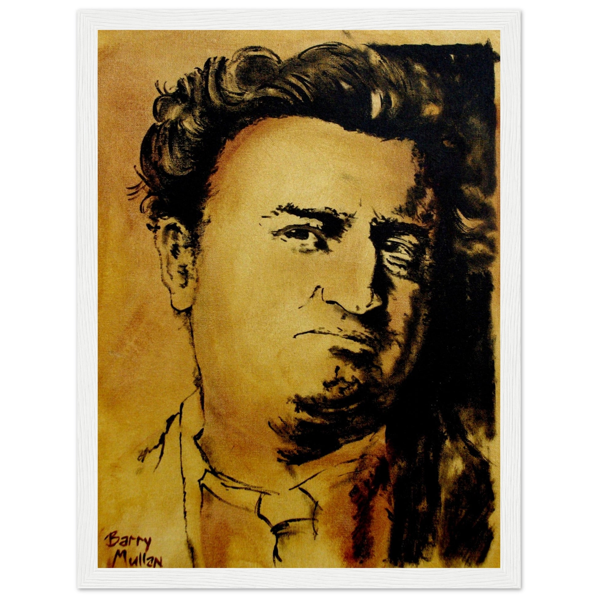 Borstal Boy Brendan Behan Framed Art Print: Tribute to Behan's literary brilliance. Meticulous detail captures resilience & self-discovery. Perfect for literature lovers. Honor Behan's legacy with impactful art.