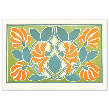 Harmonic Balance of Warm and Cold Colours Art Print by Irish Artist James Ward – framed print close-up | Buy Irish Art