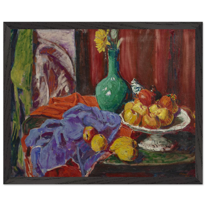 Roderic O’Conor – Still Life of Fruit and Green Vase (1919) Print – view 8 | Buy Irish Art
