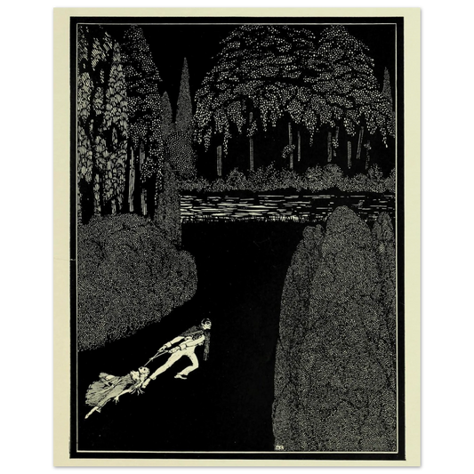 Harry Clarke Art Print – Poe’s Tales of Mystery (1923) – “Toilsome Journey” | Museum-Quality Framed Reproduction – Irish wall art print | Buy Irish Art