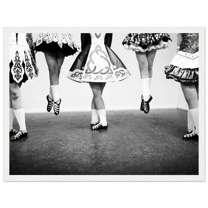 Irish Dancing Black & White Photographic Framed Wall Art Print – view 6 | Buy Irish Art