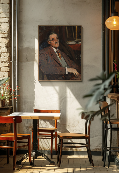 Portrait of James Joyce (1934) – Gallery Edition Irish Art Print – view 10 | Buy Irish Art