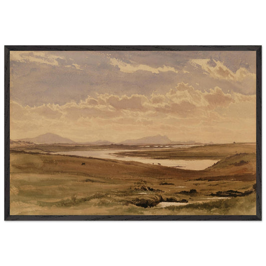 The Upper End of Lough Corrib – Frederic William Burton Collector’s Edition – detail view | Buy Irish Art