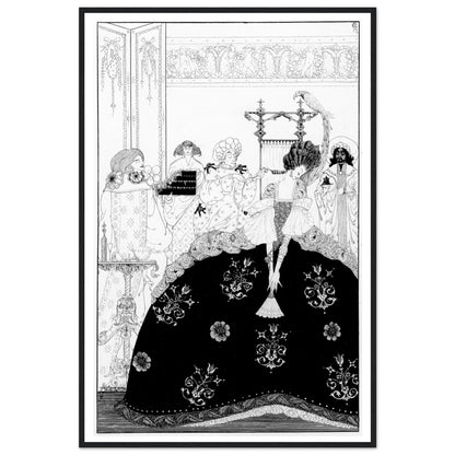 Now Awful Beauty Puts on All Its Arms illustration framed in black, straight-on view