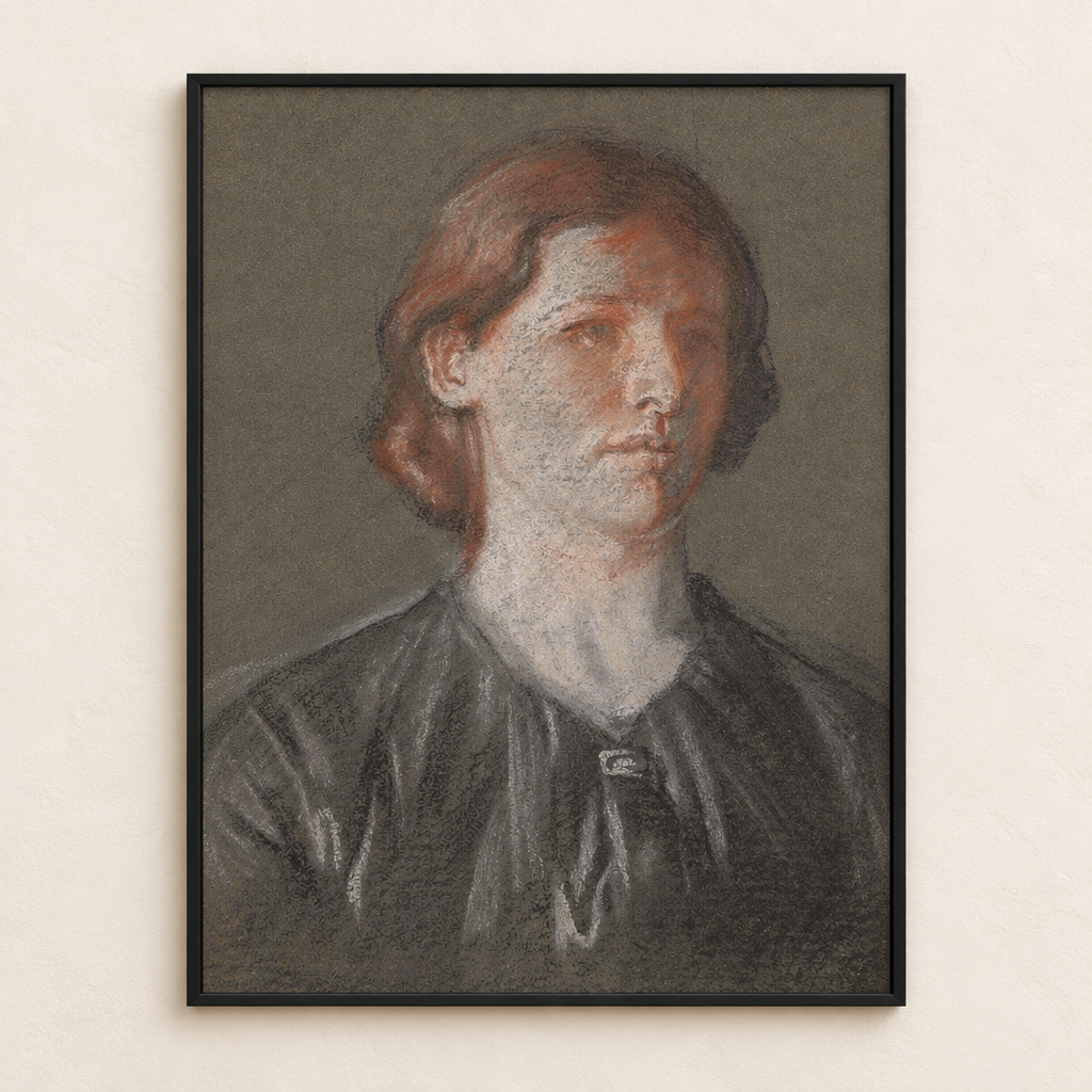Portrait of Grace frame mockup preview