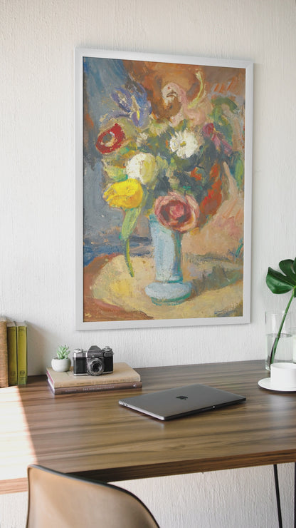 Vase of Flowers by Irish Artist Roderic O'Conor Framed Art Print – view 10 | Buy Irish Art
