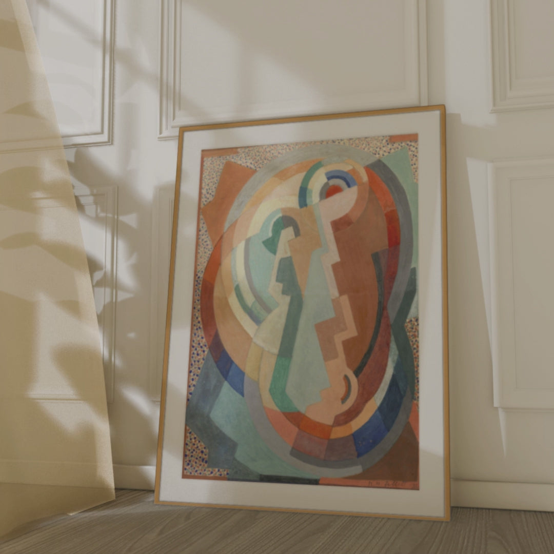 The Virgin and Child by Mainie Jellett – Irish Modernist Art Print – view 7 | Buy Irish Art