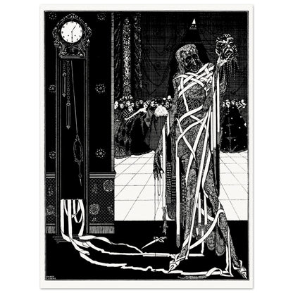 The Dagger Dropped by Harry Clarke unframed print with a white border