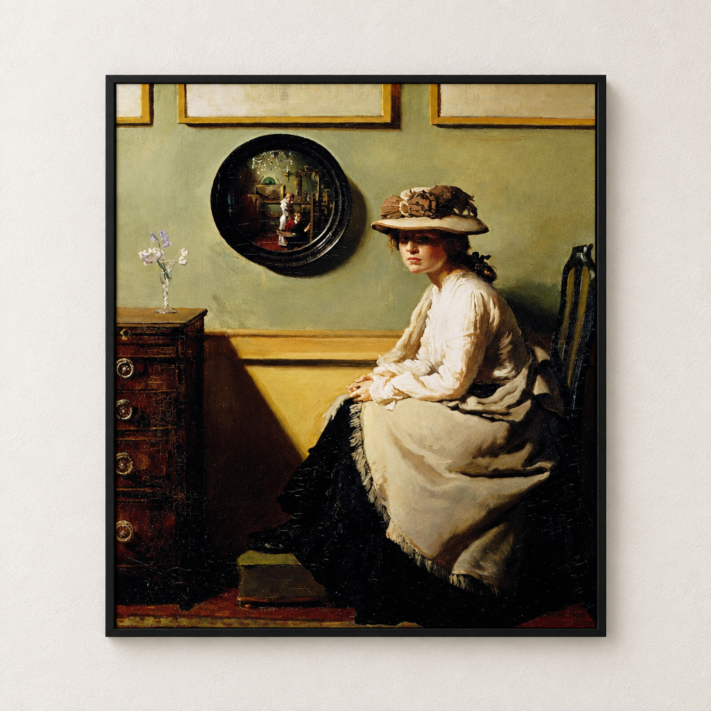 The Mirror frame mockup preview