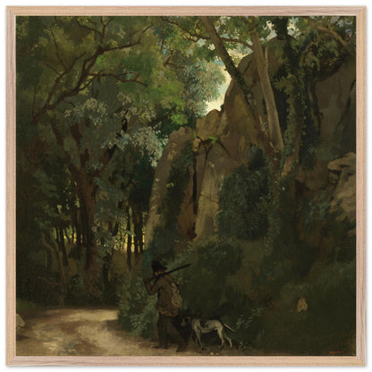 Trees at Howth by William Orpen in a pale oak frame, full-bleed