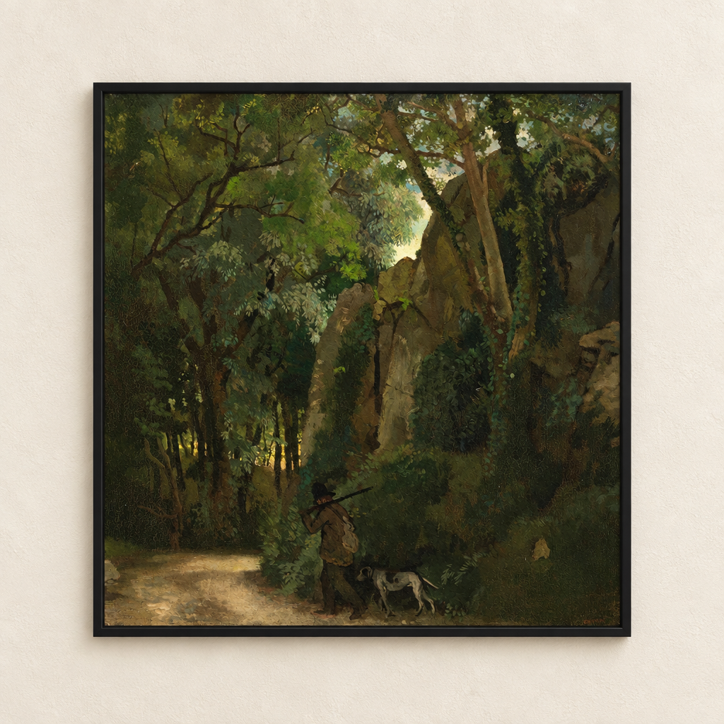 Trees at Howth frame mockup preview