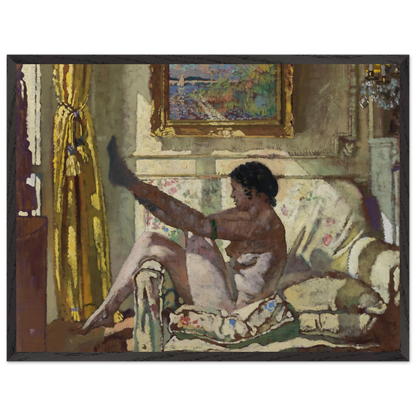 William Orpen Sunlight in a slim dark frame, straight-on view