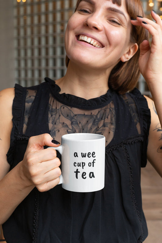 Wee Cup of Tea - Irish Phrase Mug – Irish gift ceramic mug | Buy Irish Art