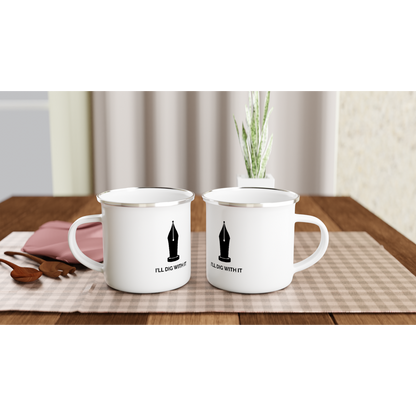 I'll Dig With It Seamus Heaney Enamel Mug – view 6 | Buy Irish Art