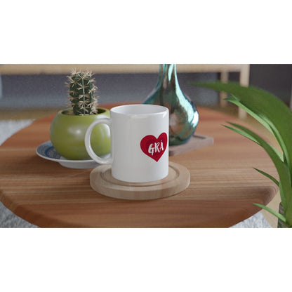 Grá Love Mug – detail view | Buy Irish Art