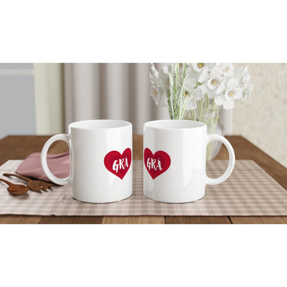 Grá Love Mug – side view | Buy Irish Art